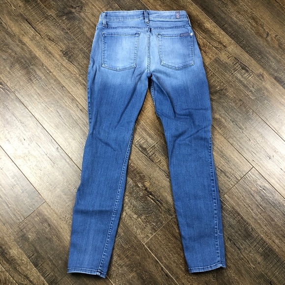 7 For All Mankind Ankle Skinny Jeans Pants Denim ((size 27)) - Picture 2 of 8